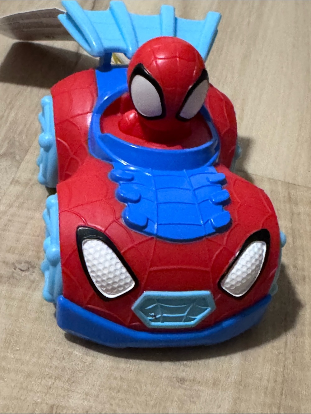 Disney Spider-Man Red and Light Blue Ride-On Toy Car